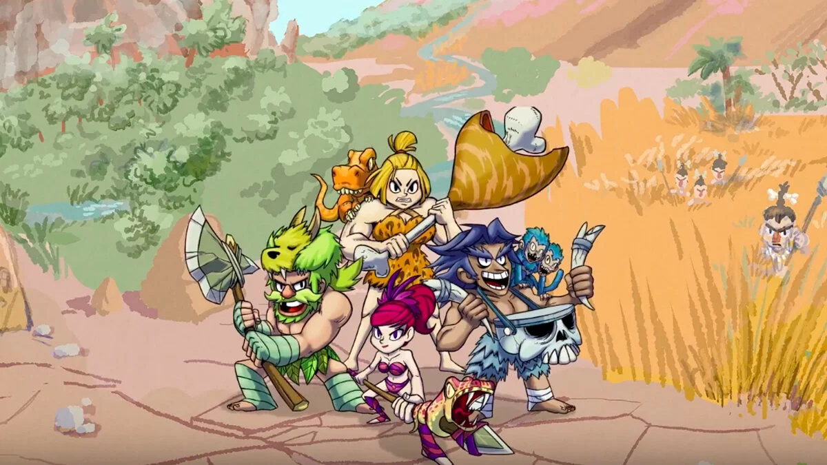 Арт из Caveman Warriors