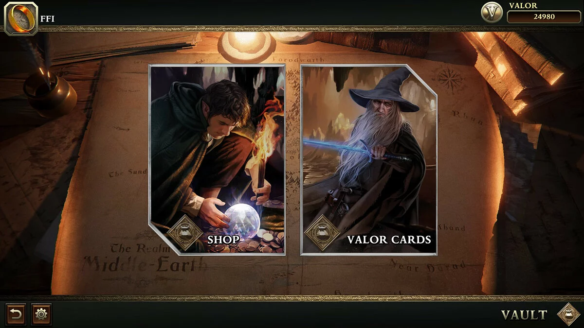 Скриншоты из The Lord of the Rings: Adventure Card Game