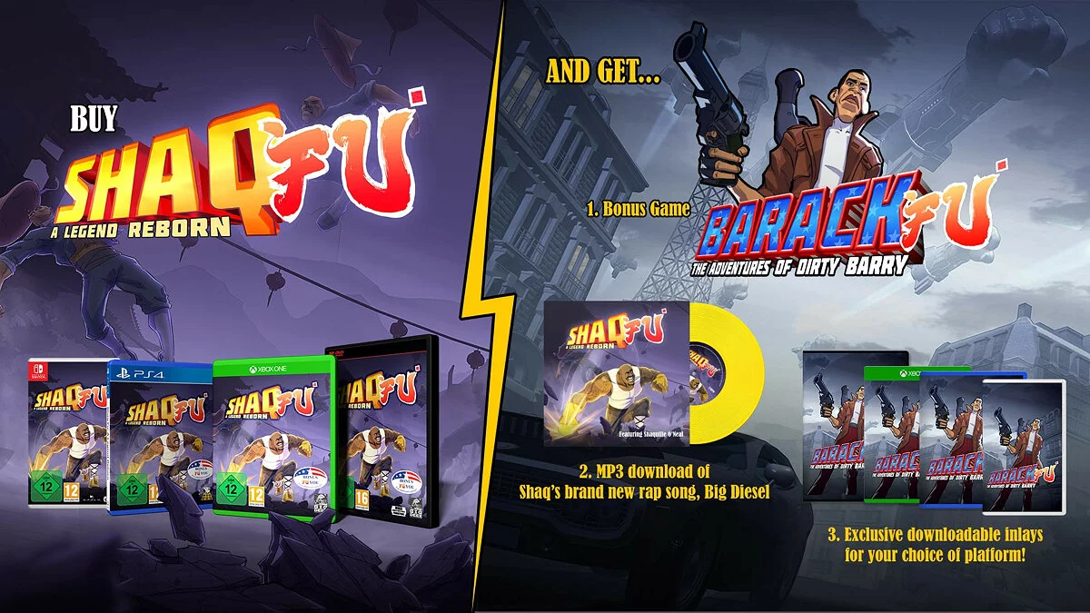 Арт из Shaq-Fu: A Legend Reborn