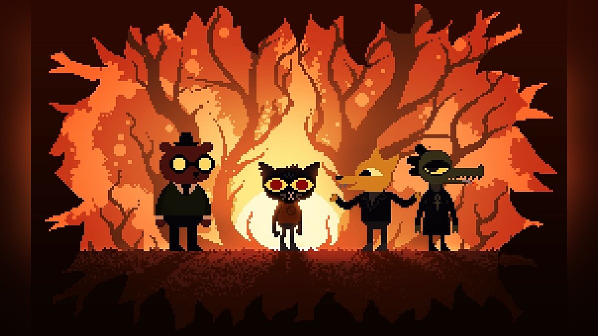 Арт Night in the Woods - всего 12 артов из игры