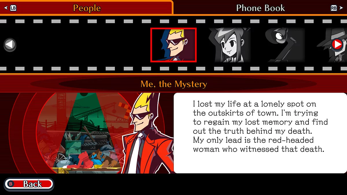 Скриншоты из Ghost Trick: Phantom Detective