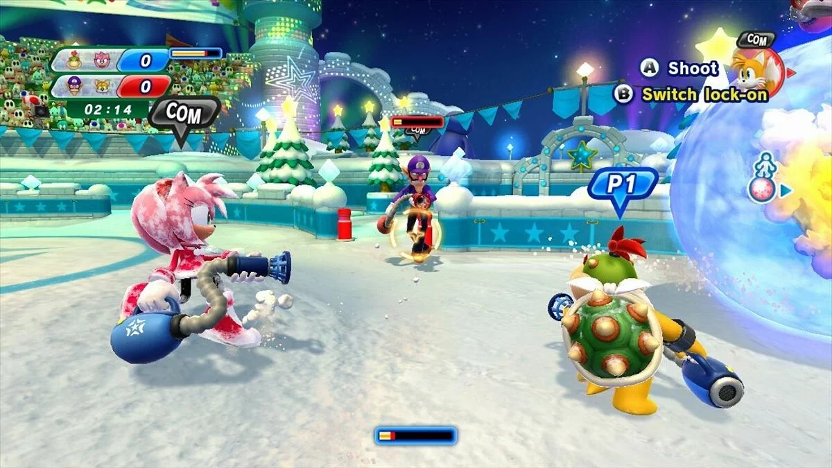 Скриншоты из Mario & Sonic at the Sochi 2014 Olympic Winter Games