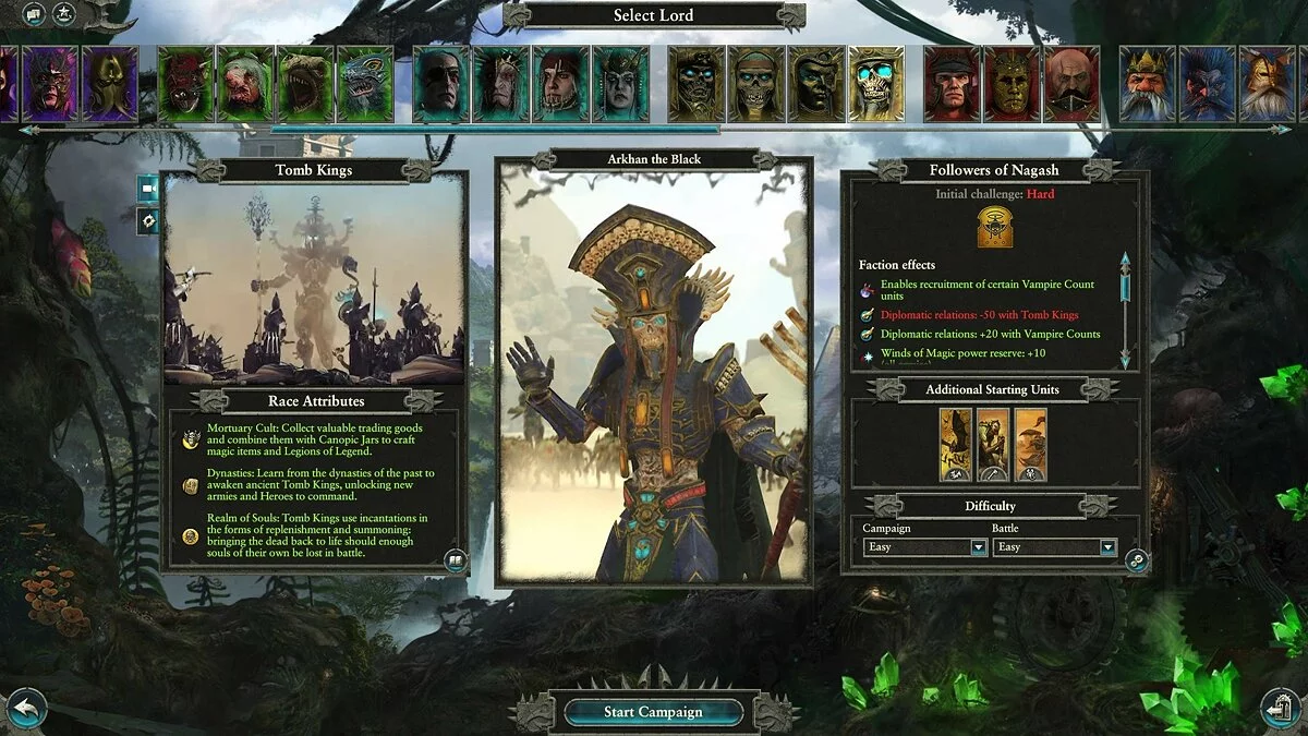 Скриншоты из Total War: WARHAMMER 2 – Rise of the Tomb Kings