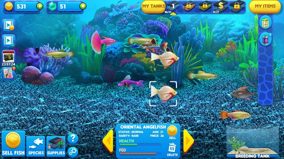 Арт из Fish Tycoon