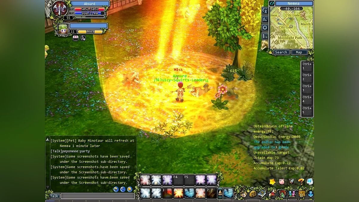 Скриншоты из GodsWar Online