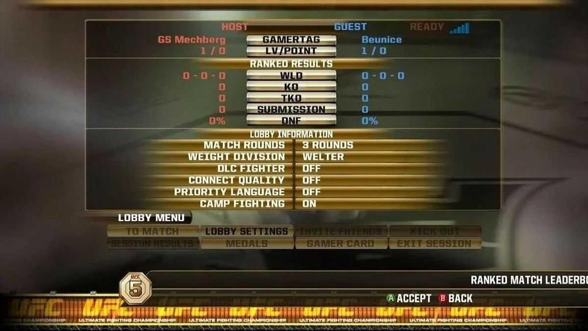 Скриншоты из UFC Undisputed 2010