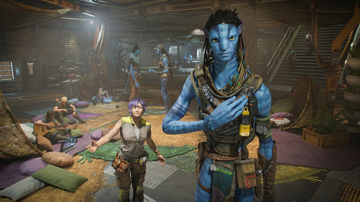 На новых скриншотах Avatar: Frontiers of Pandora показали красивые джунгли,  роботов и летающих существ