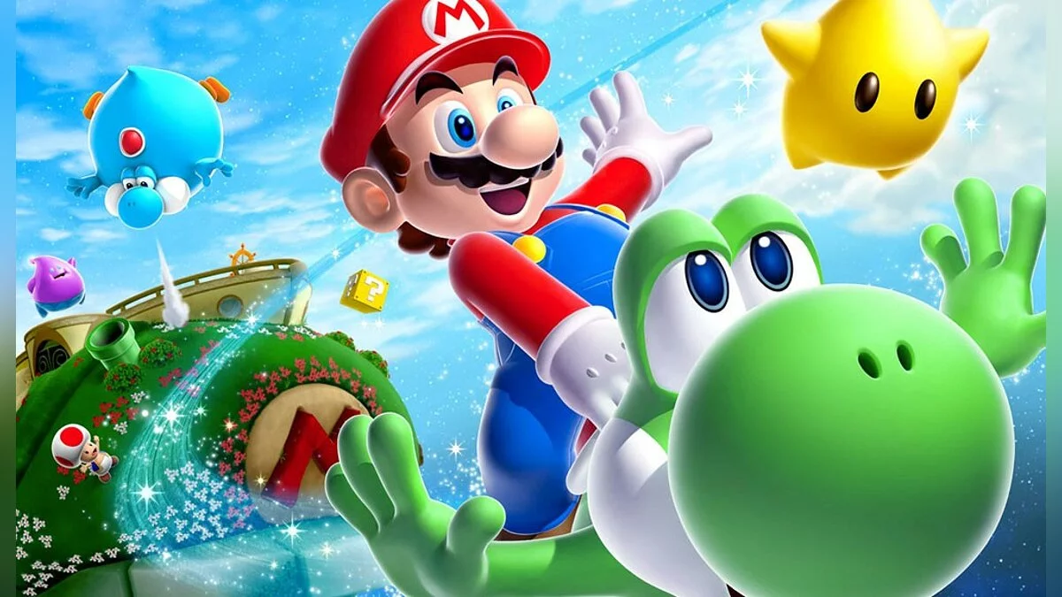 Арт из Super Mario Galaxy 2