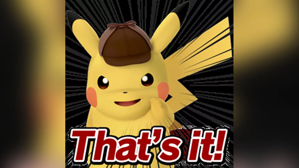 Арт из Great Detective Pikachu: The Birth of a New Duo