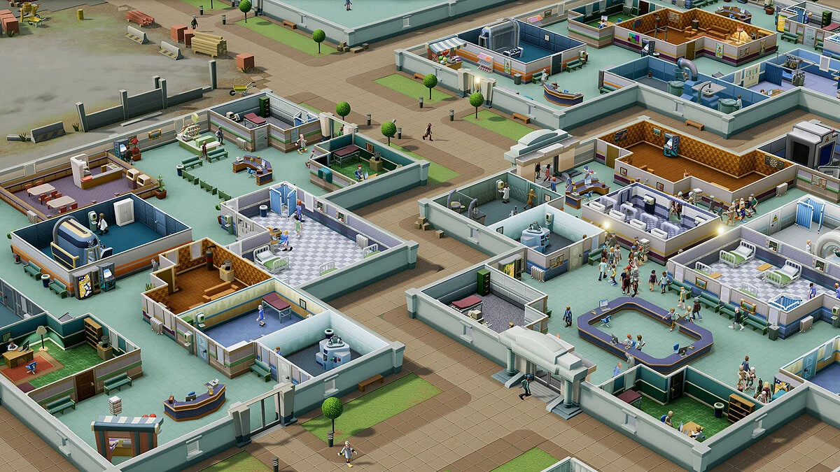 Скриншоты из Two Point Hospital