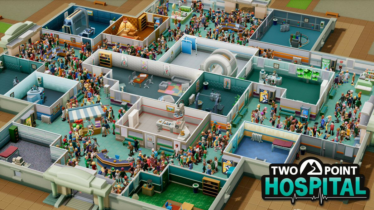 Арт Two Point Hospital - всего 7 артов из игры