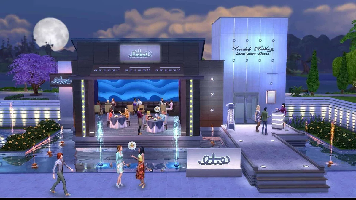 Скриншоты из Sims 4: Dine Out