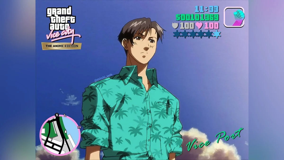 Арт из Grand Theft Auto: Vice City