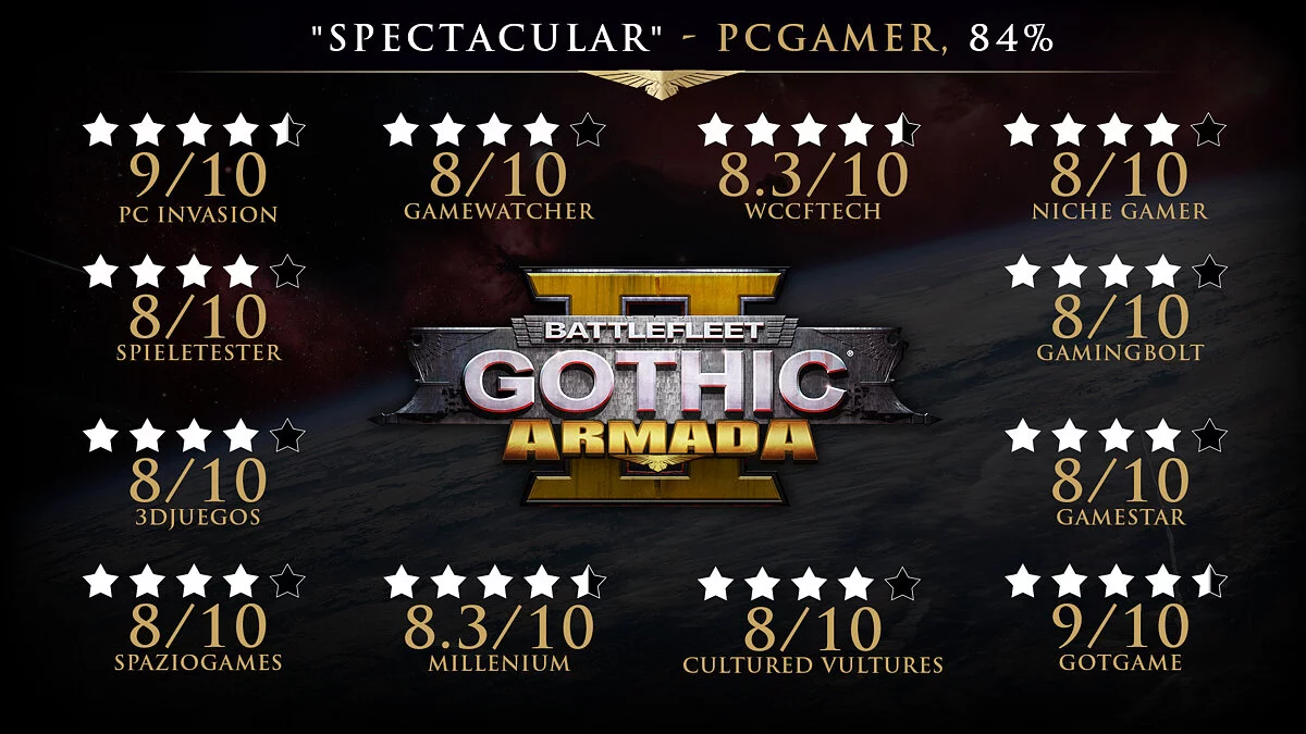 Скриншоты из Battlefleet Gothic: Armada 2