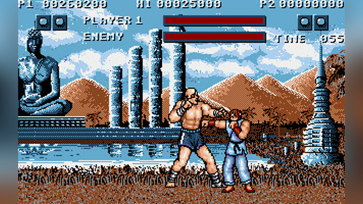 Уличный боец игра сега. Street Fighter 1987. Commodore amiga cd32 игры. TURBOGRAFX CD screenshot. TURBOGRAFX Kanye.