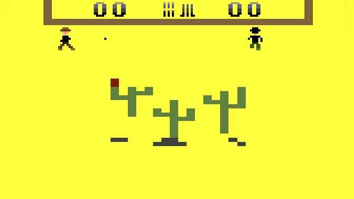 Gunfight script. Atari 2600 Indiana Jones. Atari 2600 Palette. Gun Fight 1975.