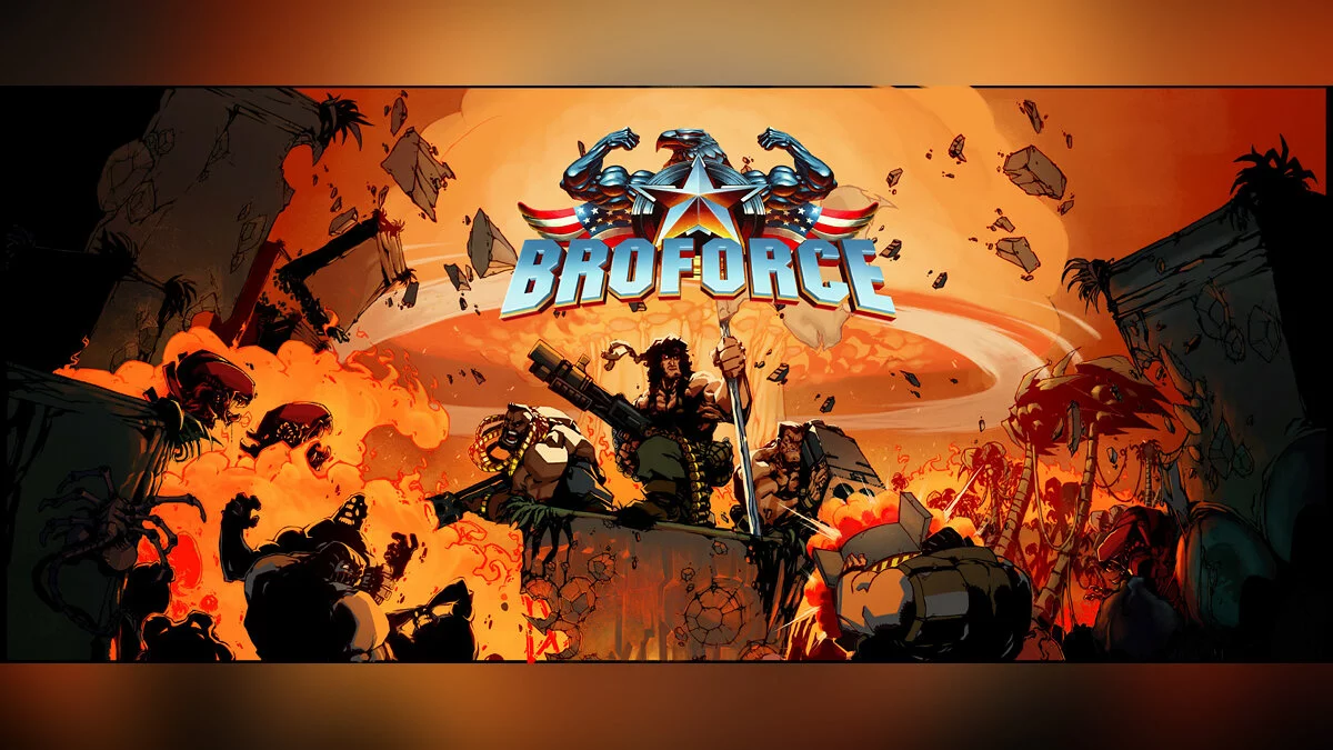 Арт из Broforce