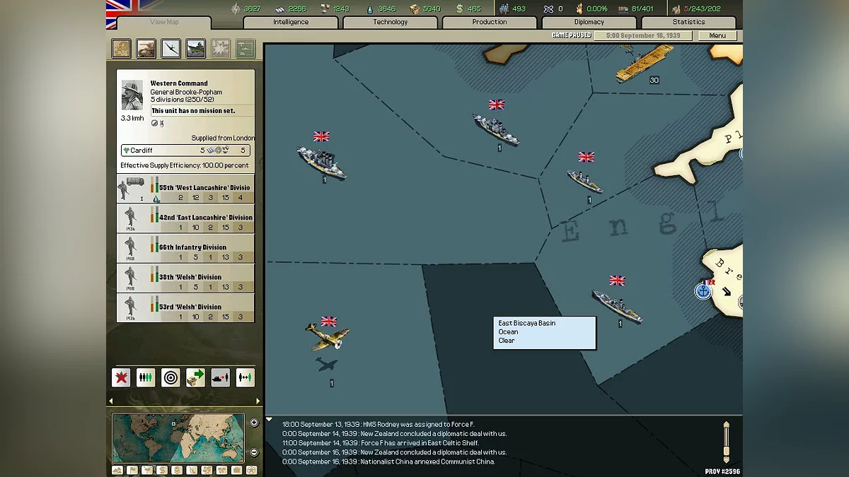 Скриншоты из Hearts of Iron 2