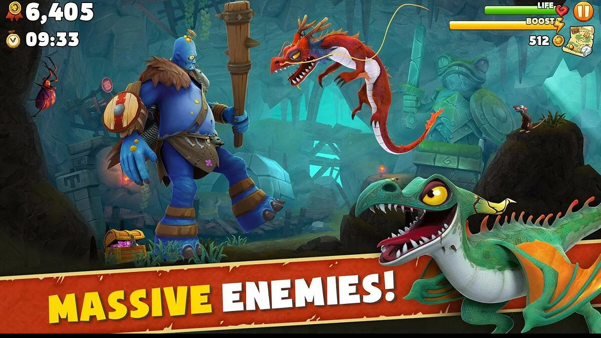 Скриншоты из Hungry Dragon