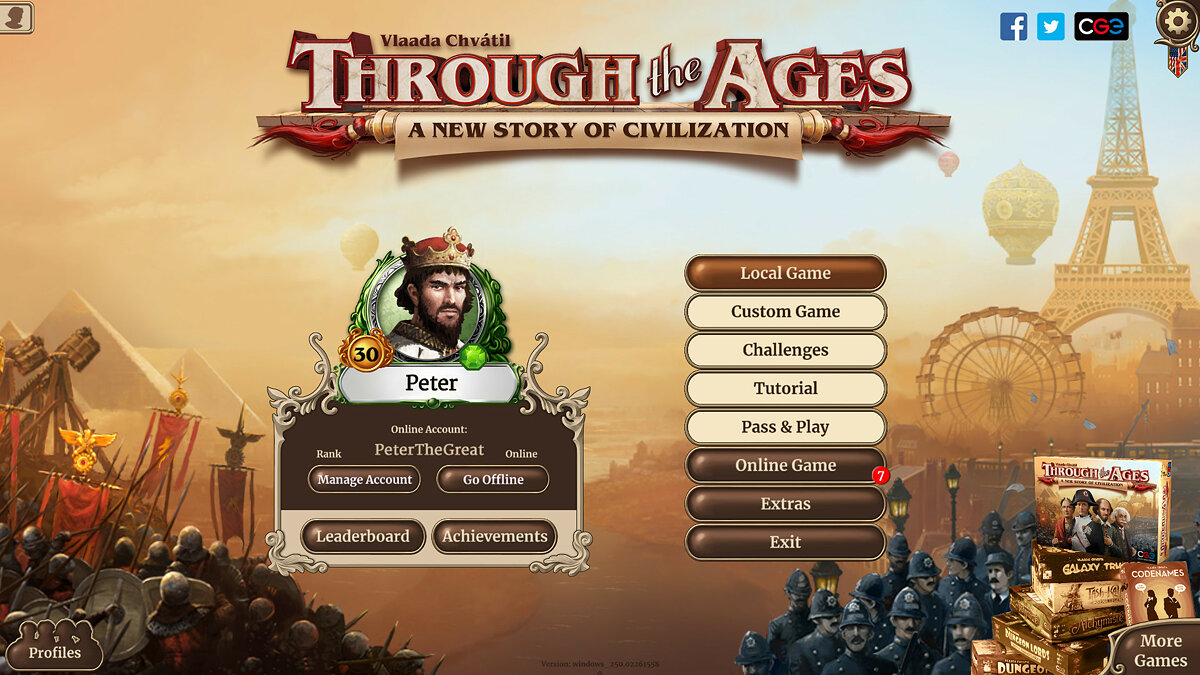 Through the Ages - что это за игра, трейлер, системные требования, отзывы и  оценки, цены и скидки, гайды и прохождение, похожие игры