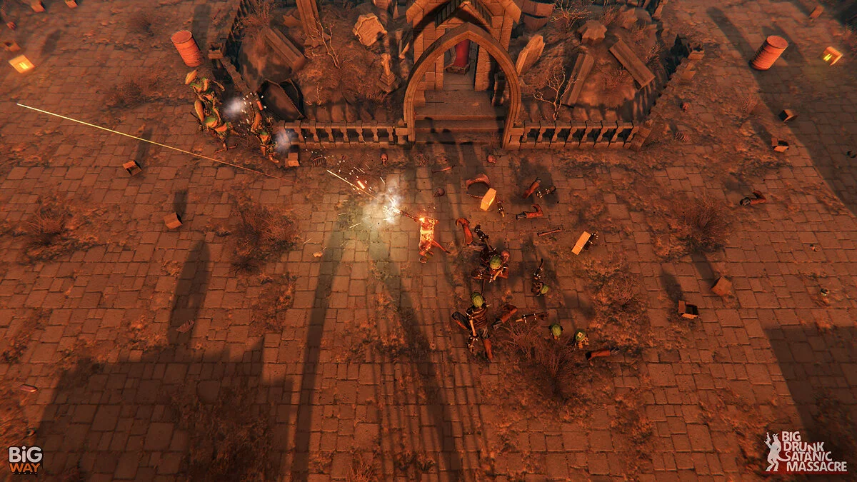 Скриншоты из Big Drunk Satanic Massacre