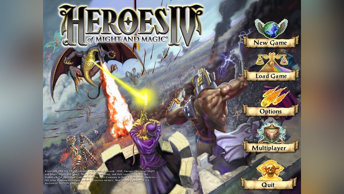 В Heroes of Might and Magic 4 нет звука