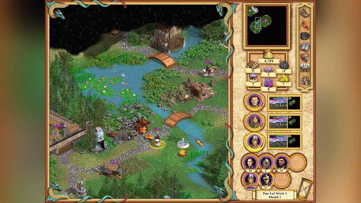 Скриншоты Heroes of Might and Magic 4 - всего 45 картинок из игры