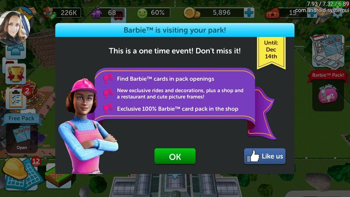 Скриншоты из RollerCoaster Tycoon Touch