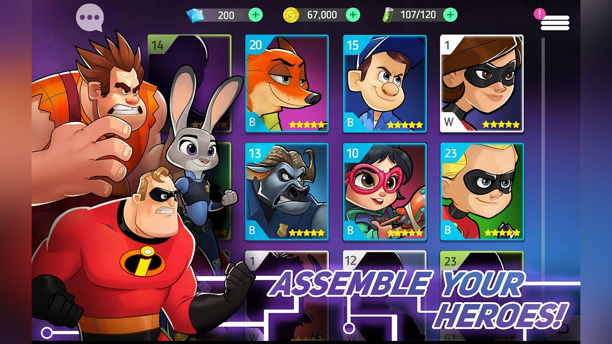 Disney Heroes: Battle Mode - что это за игра, трейлер, системные  требования, отзывы и оценки, цены и скидки, гайды и прохождение, похожие  игры