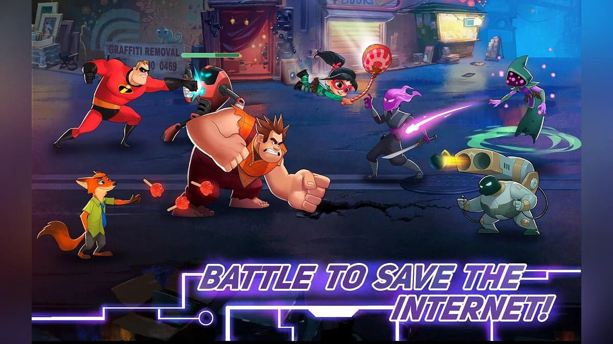 Скриншоты из Disney Heroes: Battle Mode