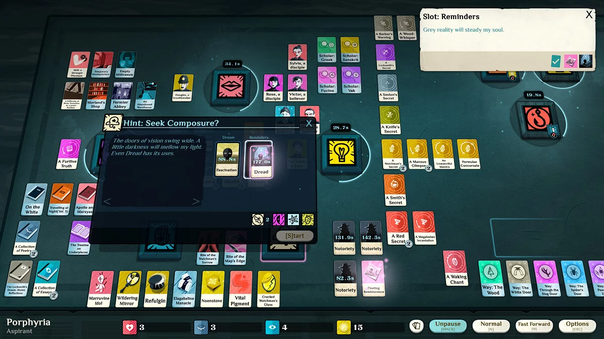 Скриншоты из Cultist Simulator