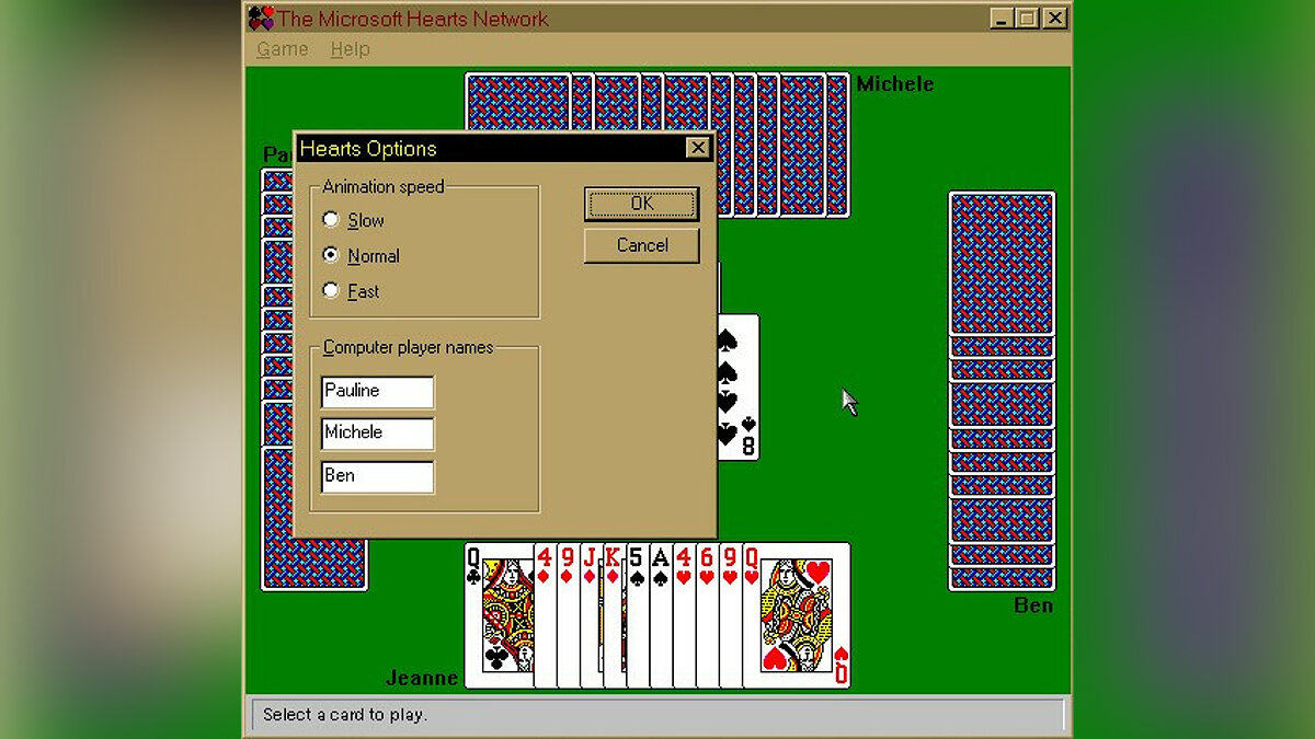 Скриншоты Microsoft Windows 98/98SE (included games) (FreeCell) - всего 10  картинок из игры