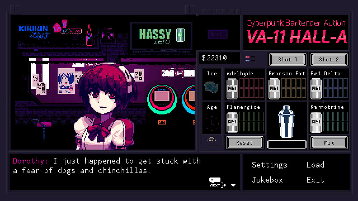 VA-11 Hall-A: Cyberpunk Bartender Action - что это за игра, трейлер,  системные требования, отзывы и оценки, цены и скидки, гайды и прохождение,  похожие игры