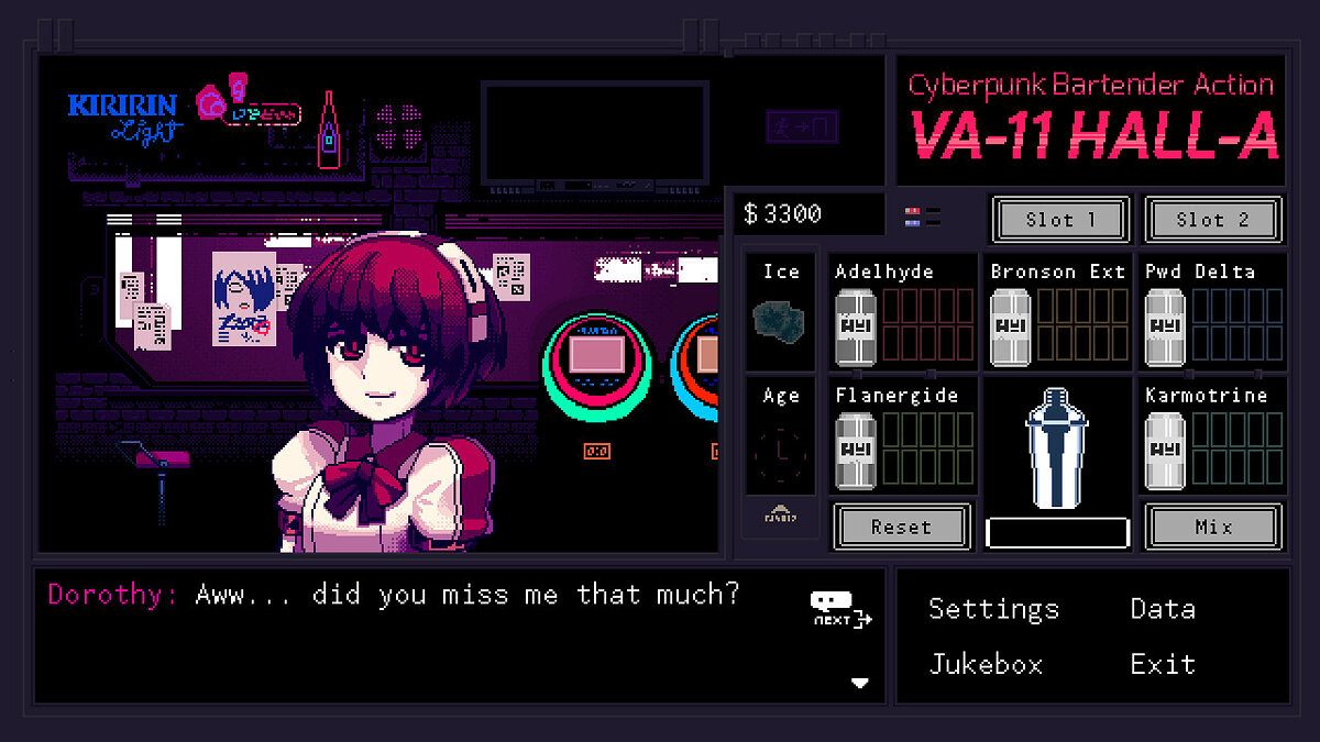 Va 11 hall a cyberpunk bartender action на андроид фото 9