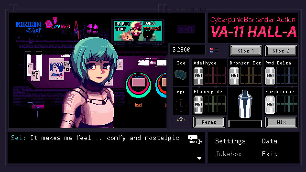 Va 11 hall a cyberpunk bartender русификатор фото 80