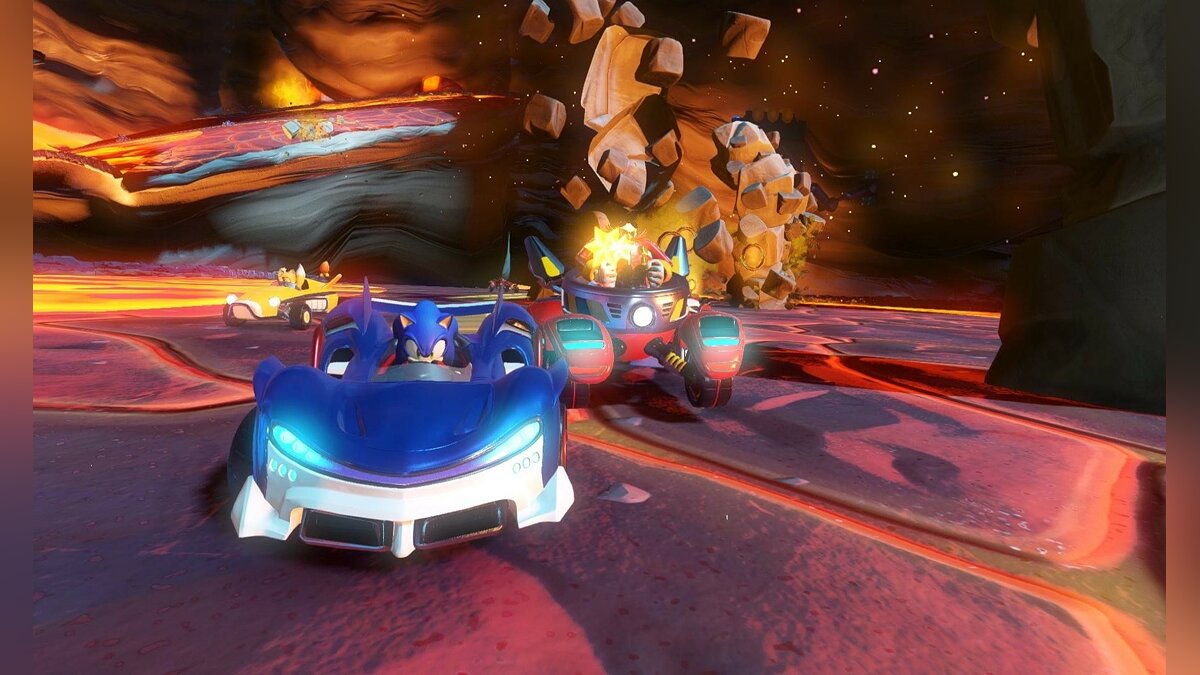 В Team Sonic Racing нет звука