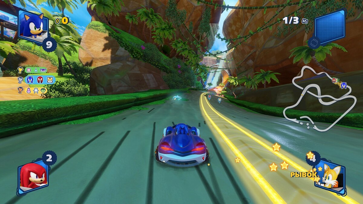 Обзор Team Sonic Racing — аркадные гоночки с красочными трассами, но  недостаточным разнообразием