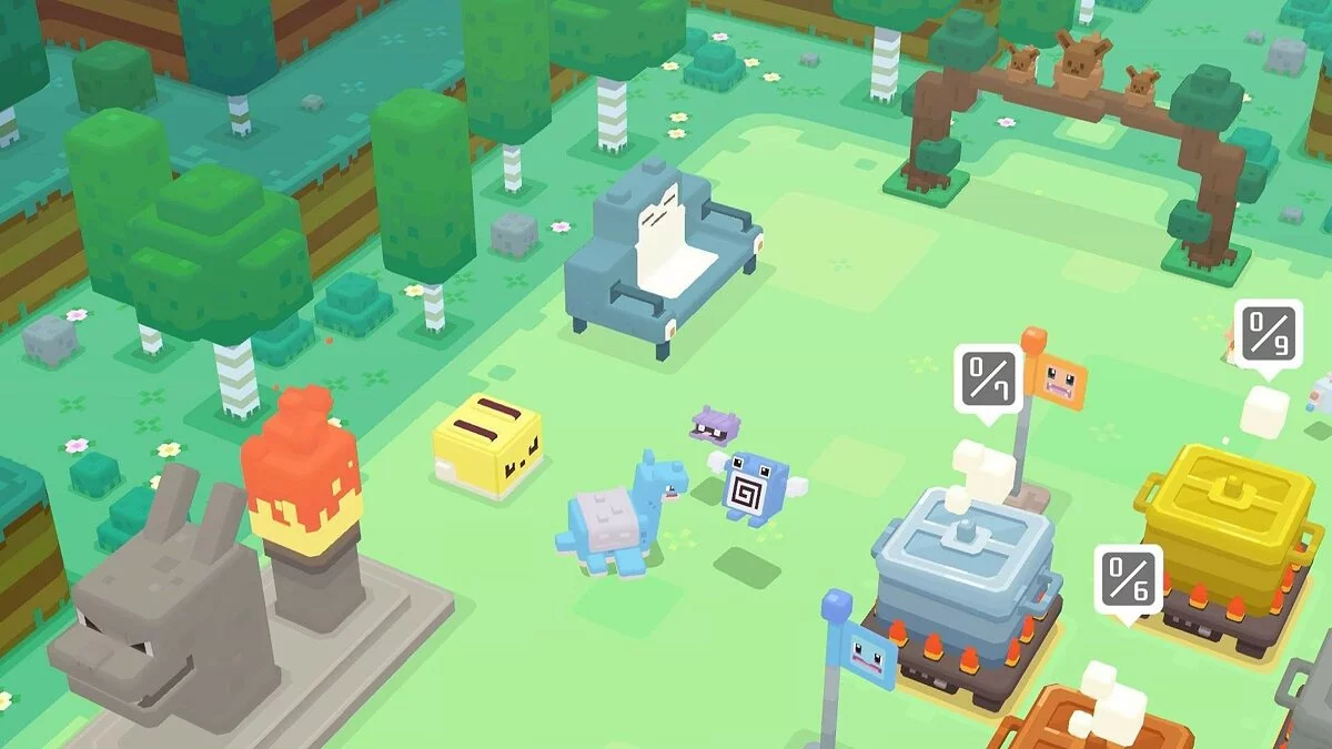 Скриншоты из Pokemon Quest