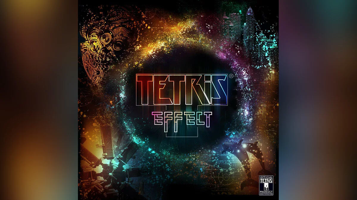 Арт из Tetris Effect
