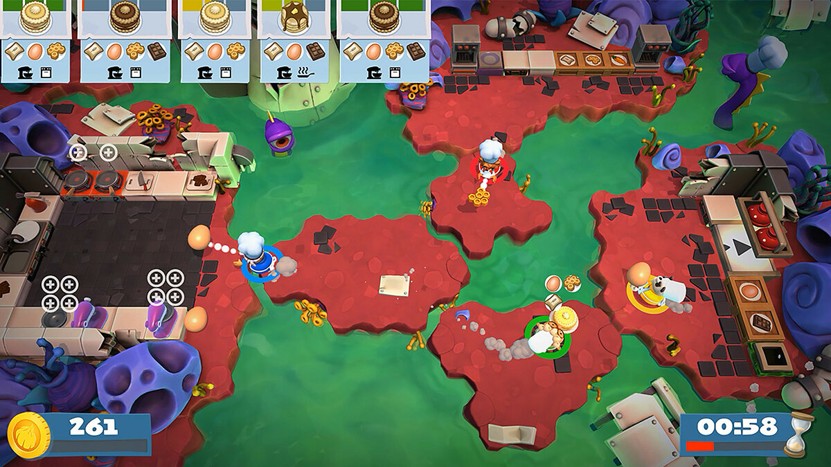 Посмотрите анонс-трейлер и скриншоты Overcooked 2 на Nintendo Switch