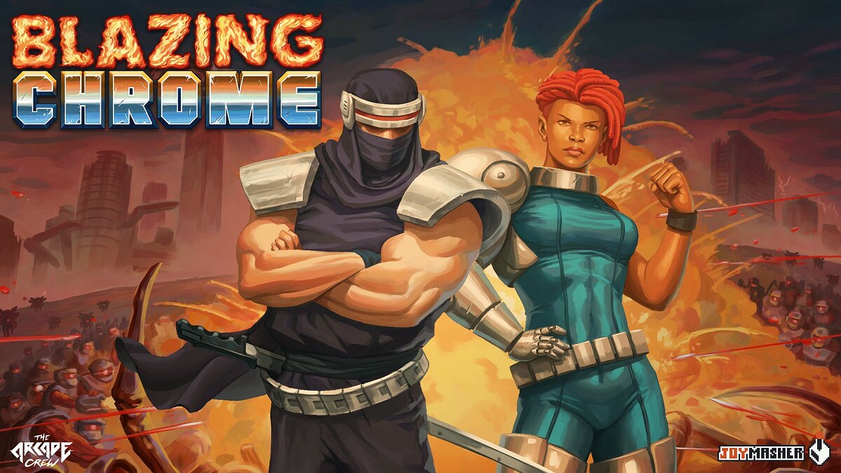 Арт Blazing Chrome - всего 3 арта из игры