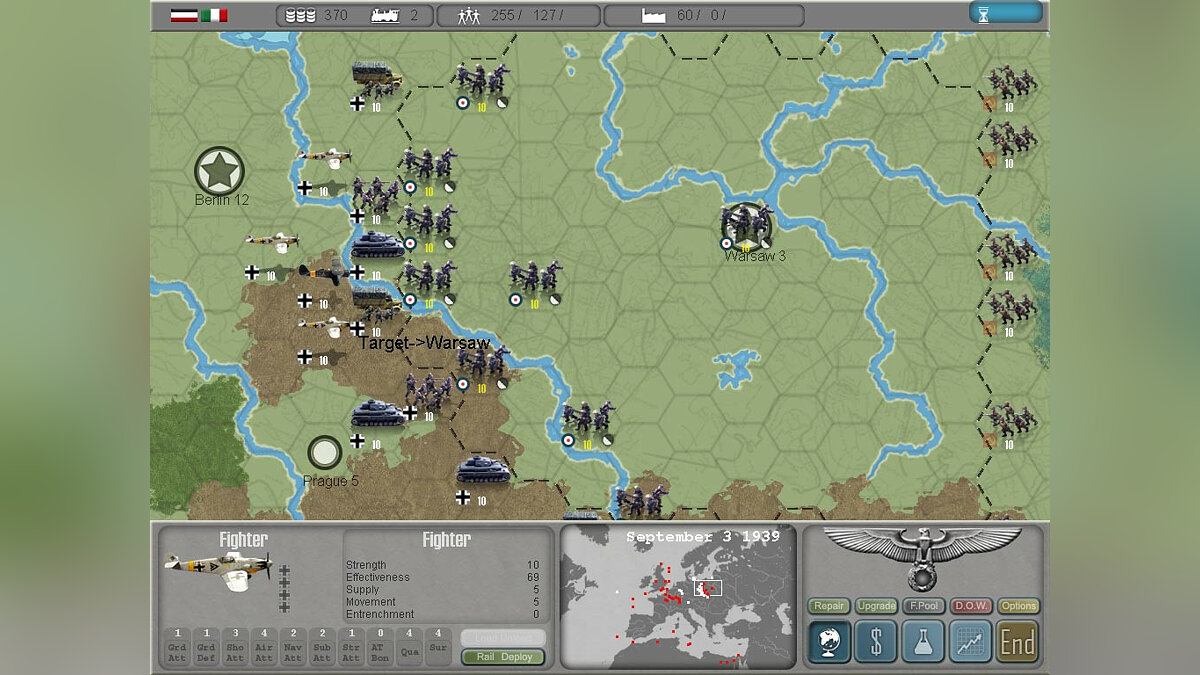 Карта военной игры