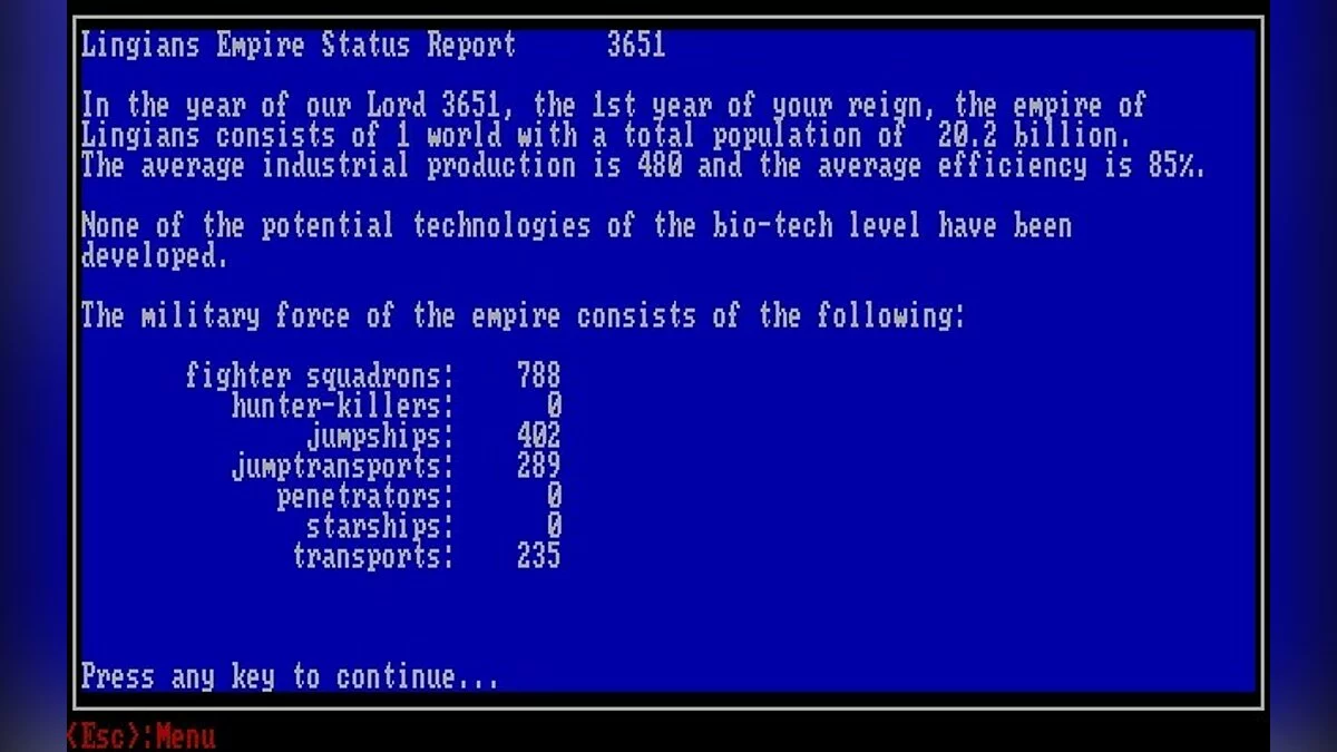 Скриншоты из Anacreon: Reconstruction 4021