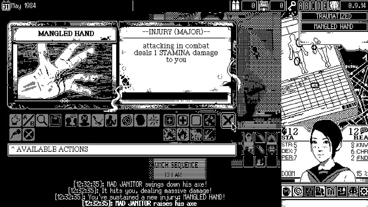 Скриншоты из World of Horror