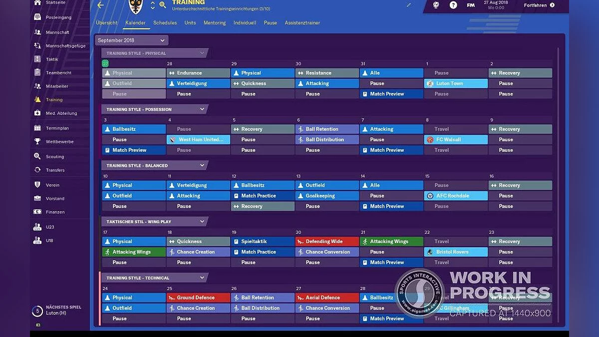Скриншоты из Football Manager 2019