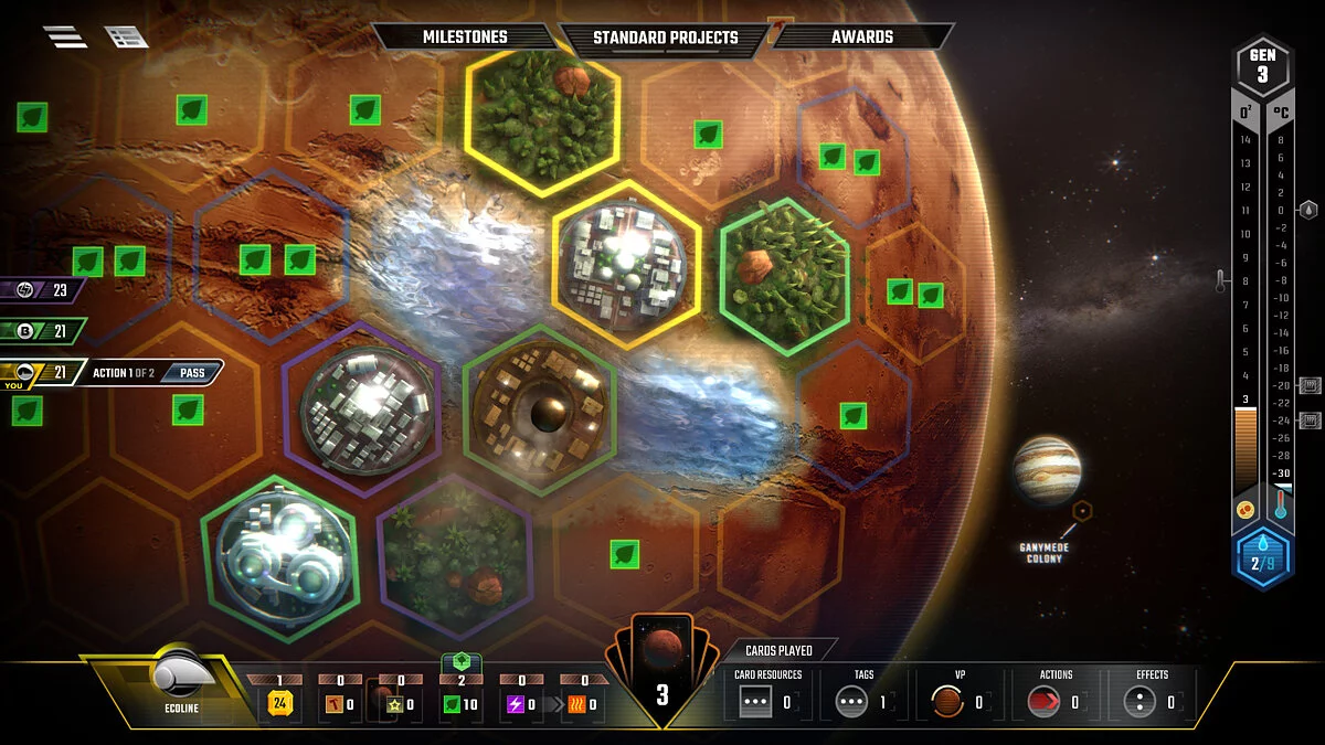 Скриншоты из Terraforming Mars