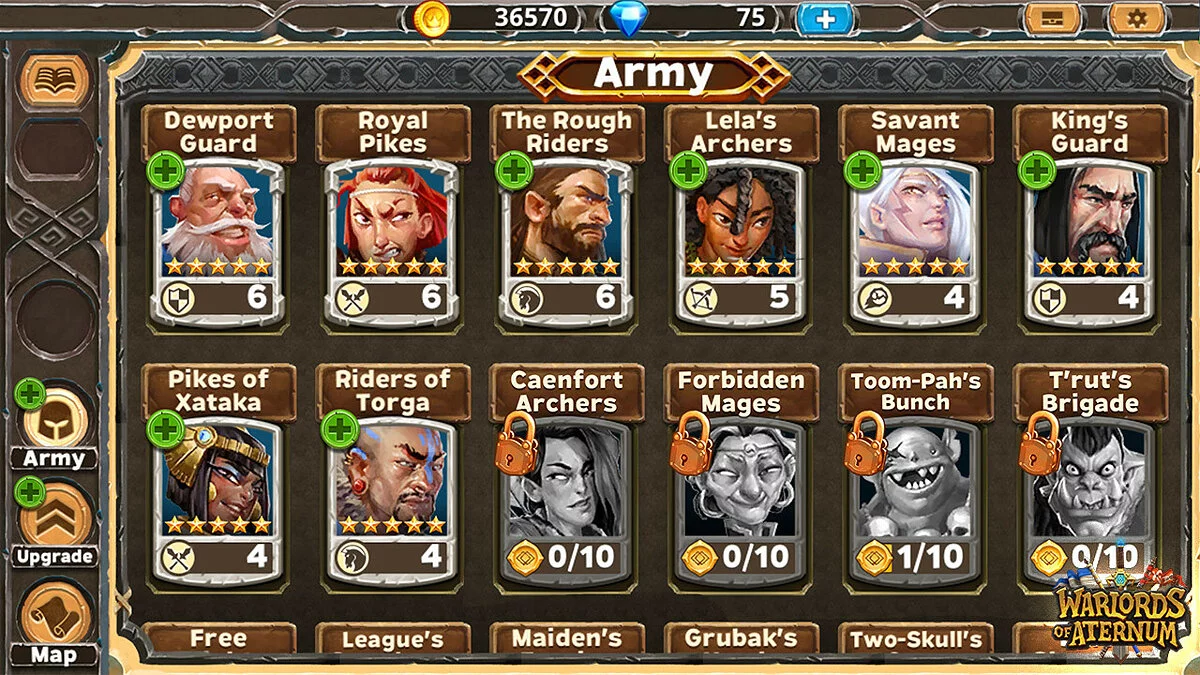 Скриншоты из Warlords of Aternum