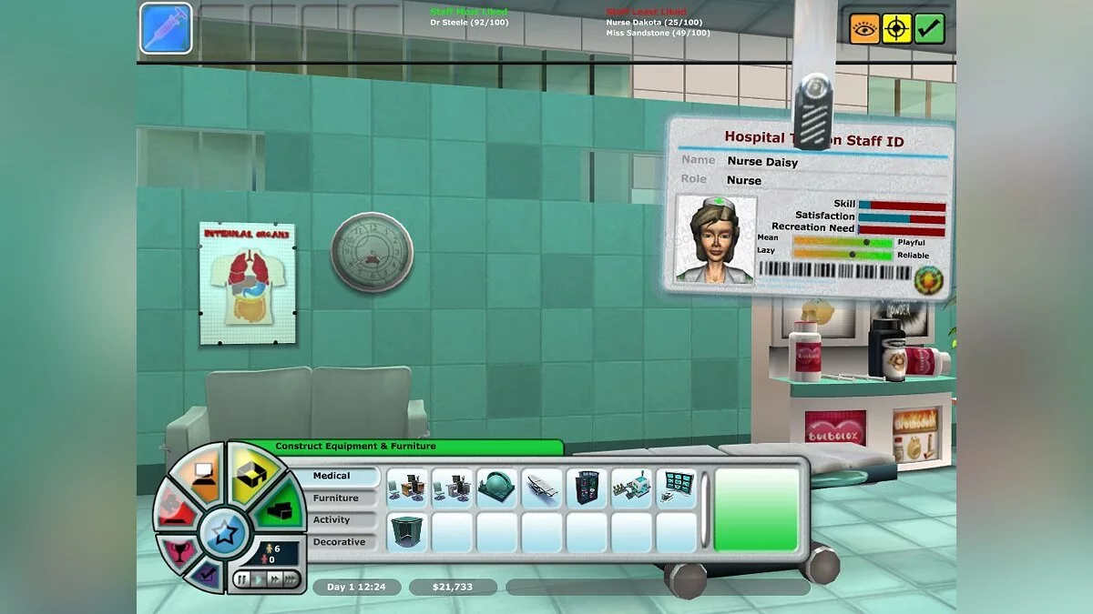 Скриншоты из Hospital Tycoon