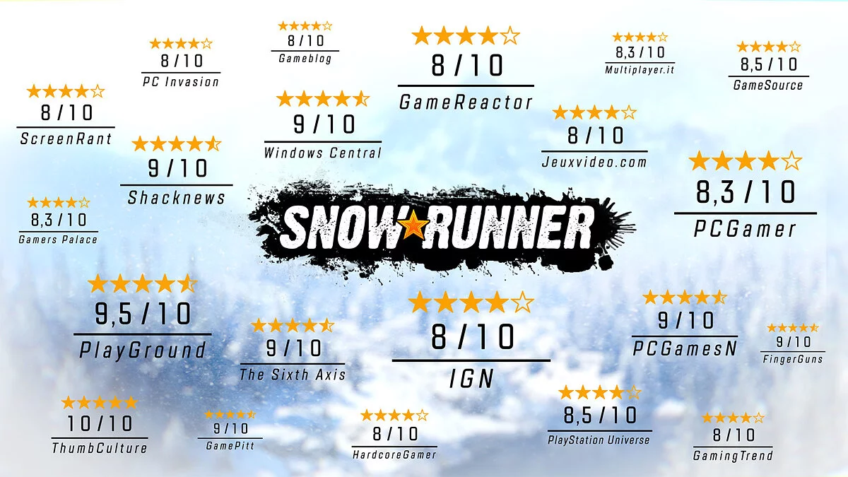 Скриншоты из SnowRunner
