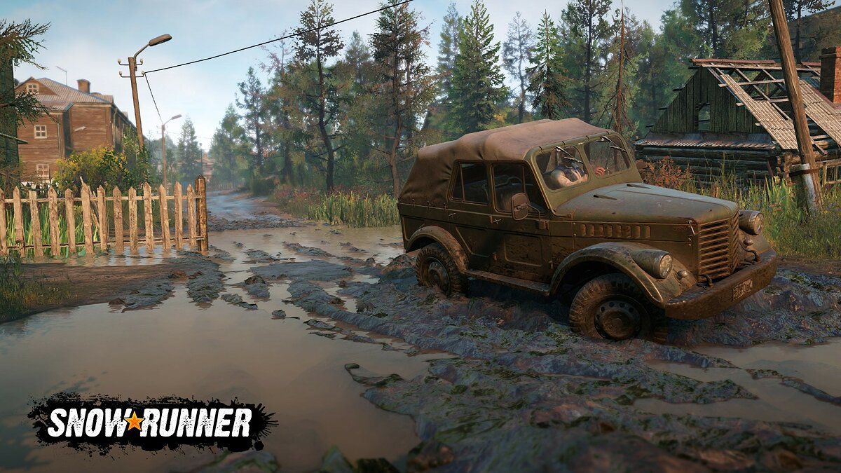 SnowRunner: A MudRunner Game черный экран